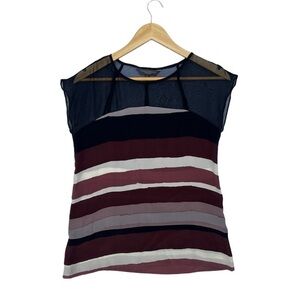 Waverly Grey 100% Silk Top‎